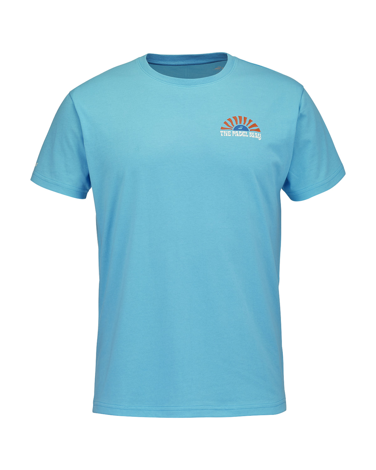 Babolat Perf Cotton T-Shirt Men - Scuba Blue - Front