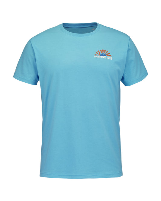 Babolat Perf Cotton T-Shirt Men - Scuba Blue - Front