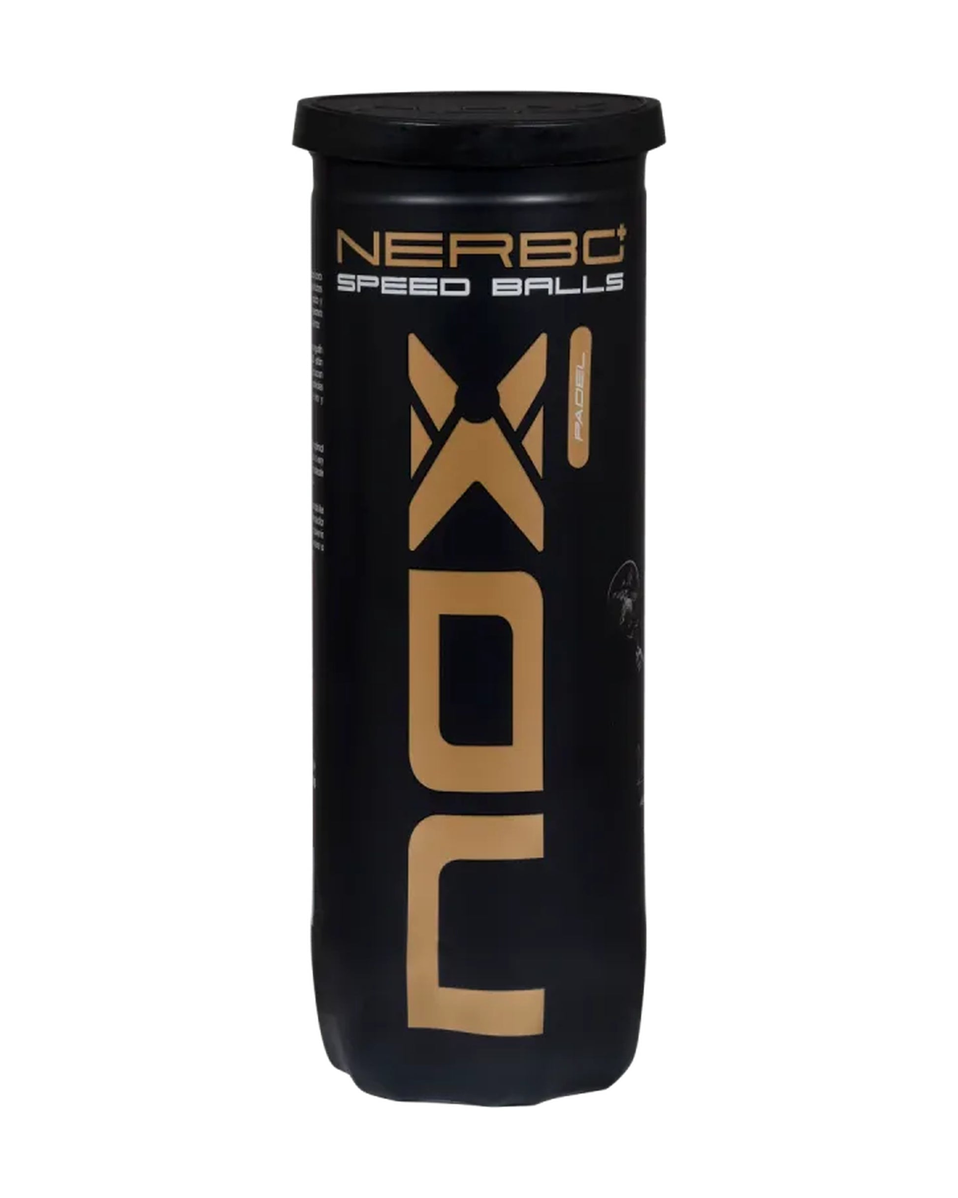 NOX Nerbo+ Speed Padel Balls - Sealed Tube Front