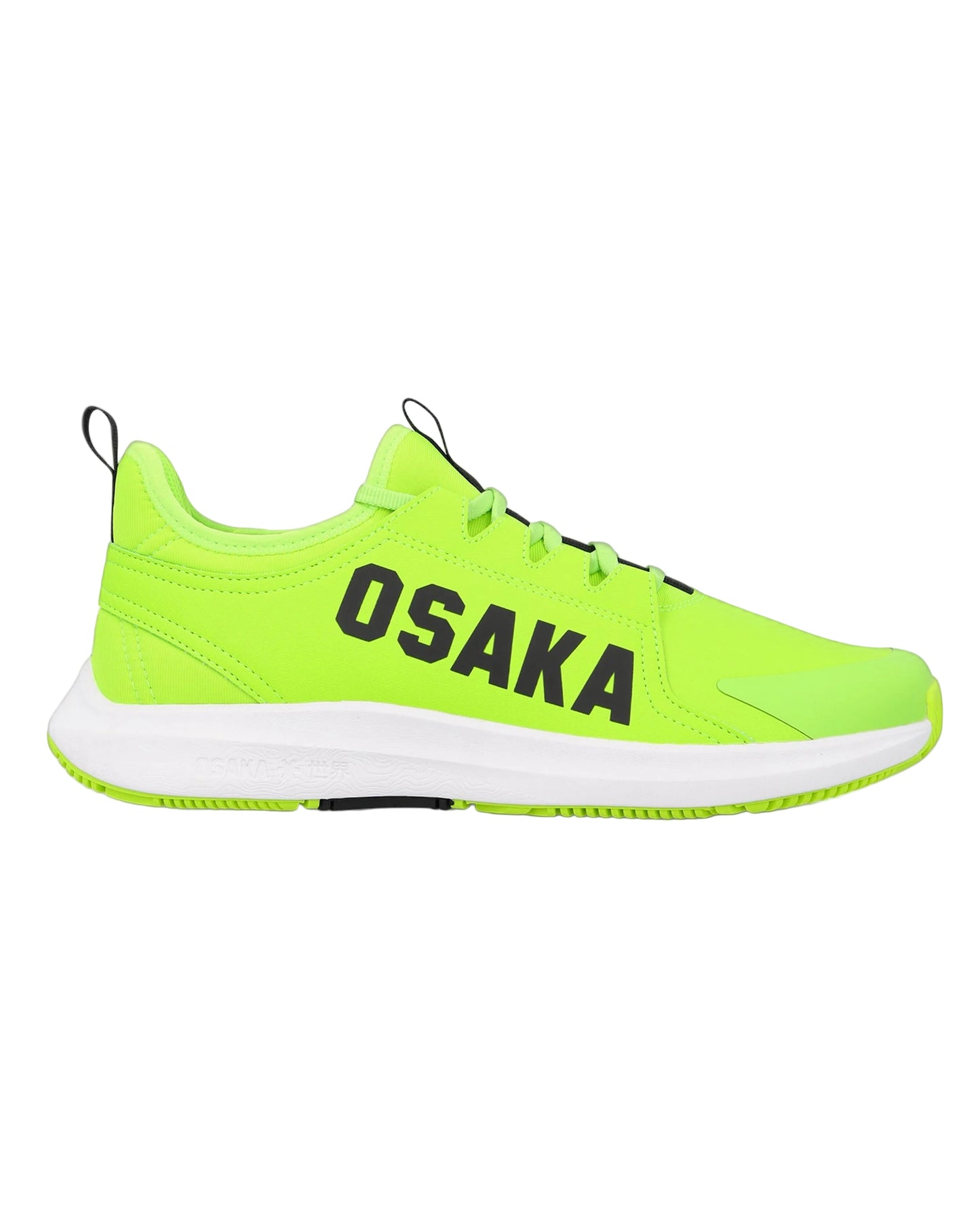 Osaka Furo Court Padel shoes, Wild Lime, lateral side profile