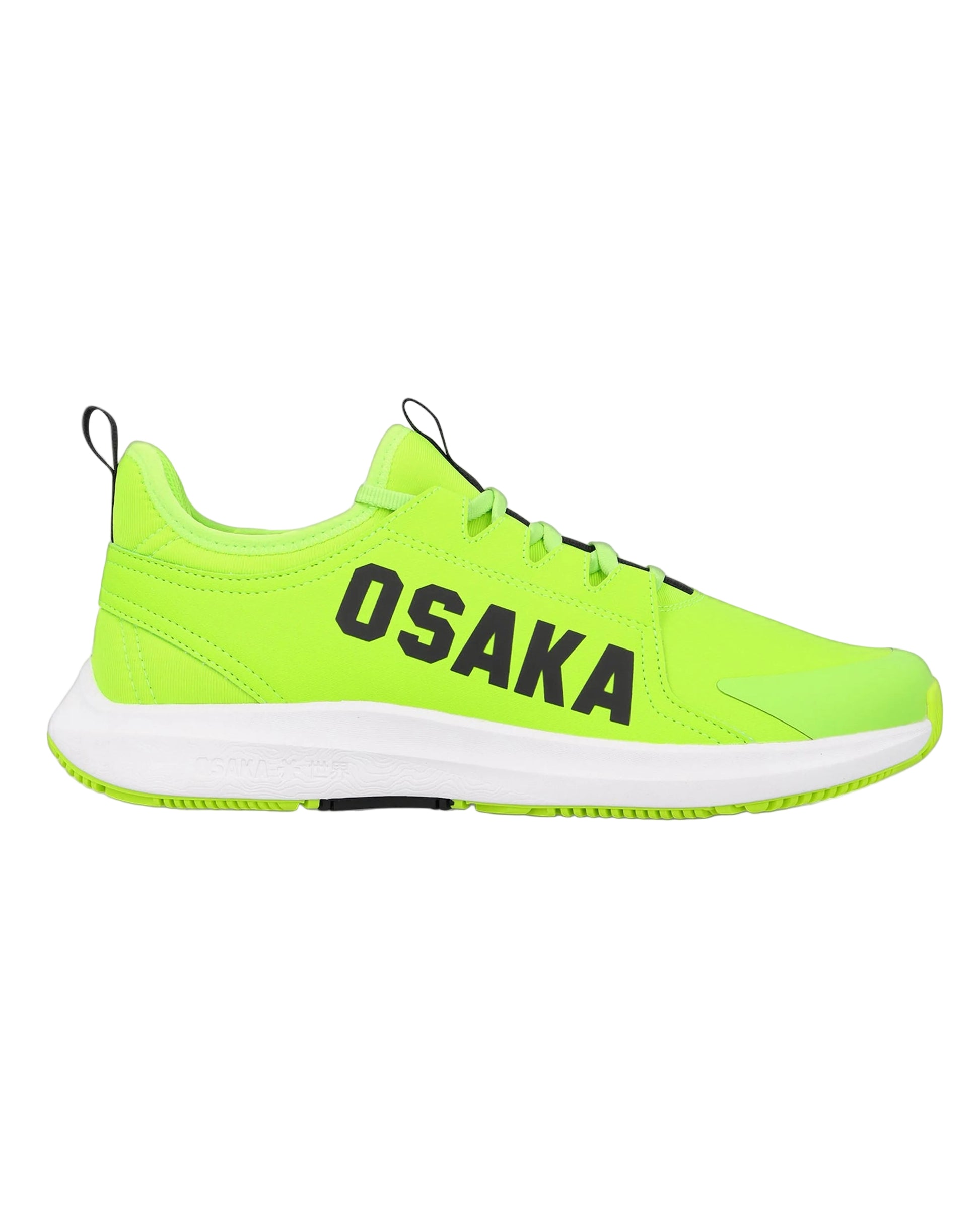 Osaka Furo Court Padel shoes, Wild Lime, lateral side profile