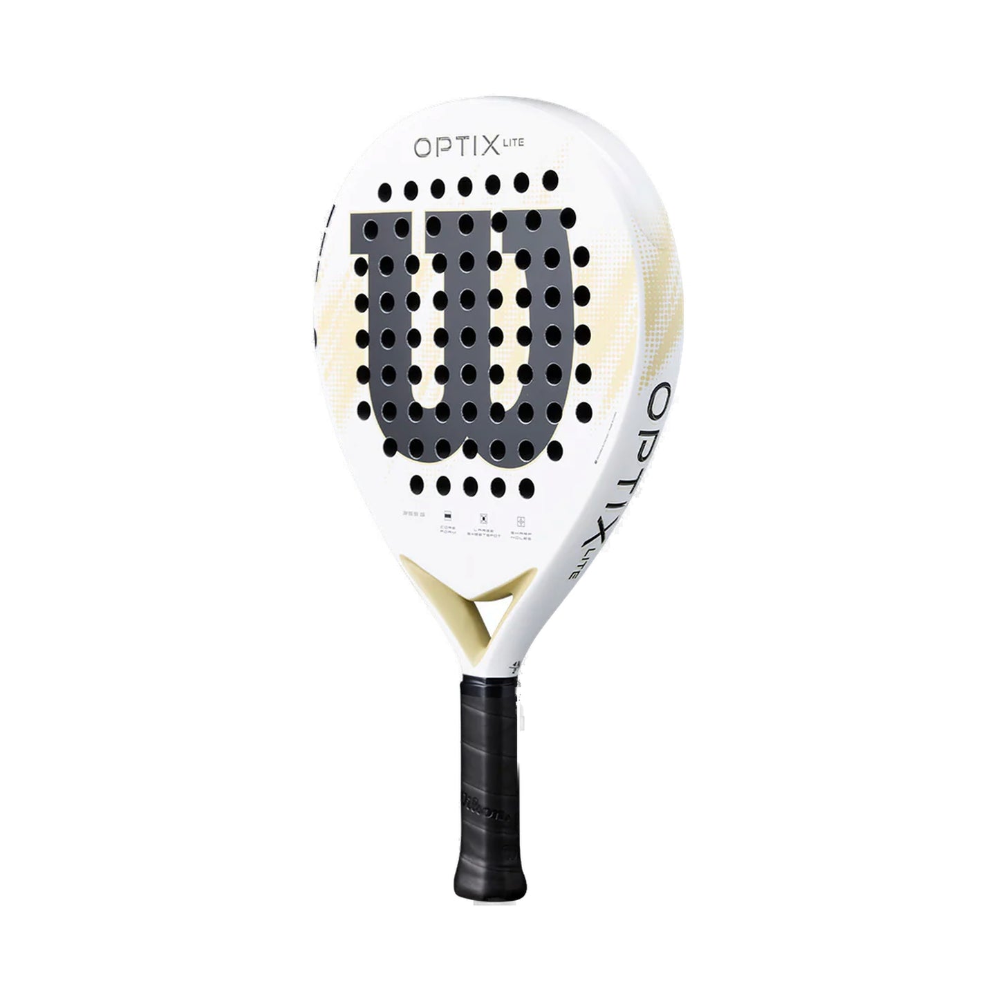 Wilson Optix V2 Padel Racket - White - Side