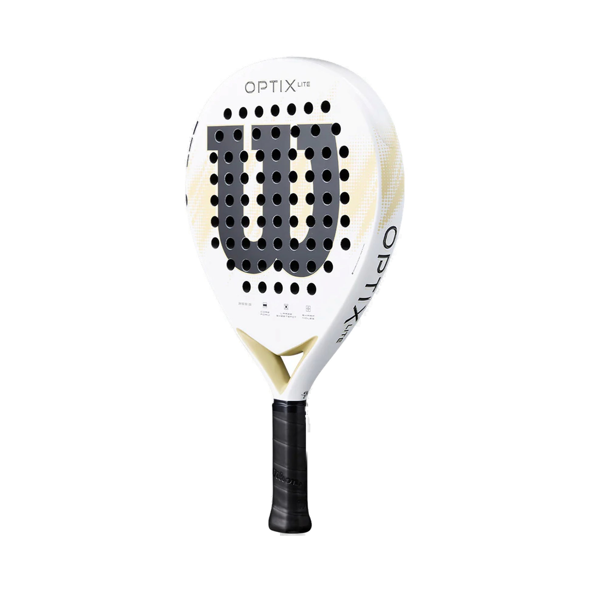 Wilson Optix V2 Padel Racket - White - Side