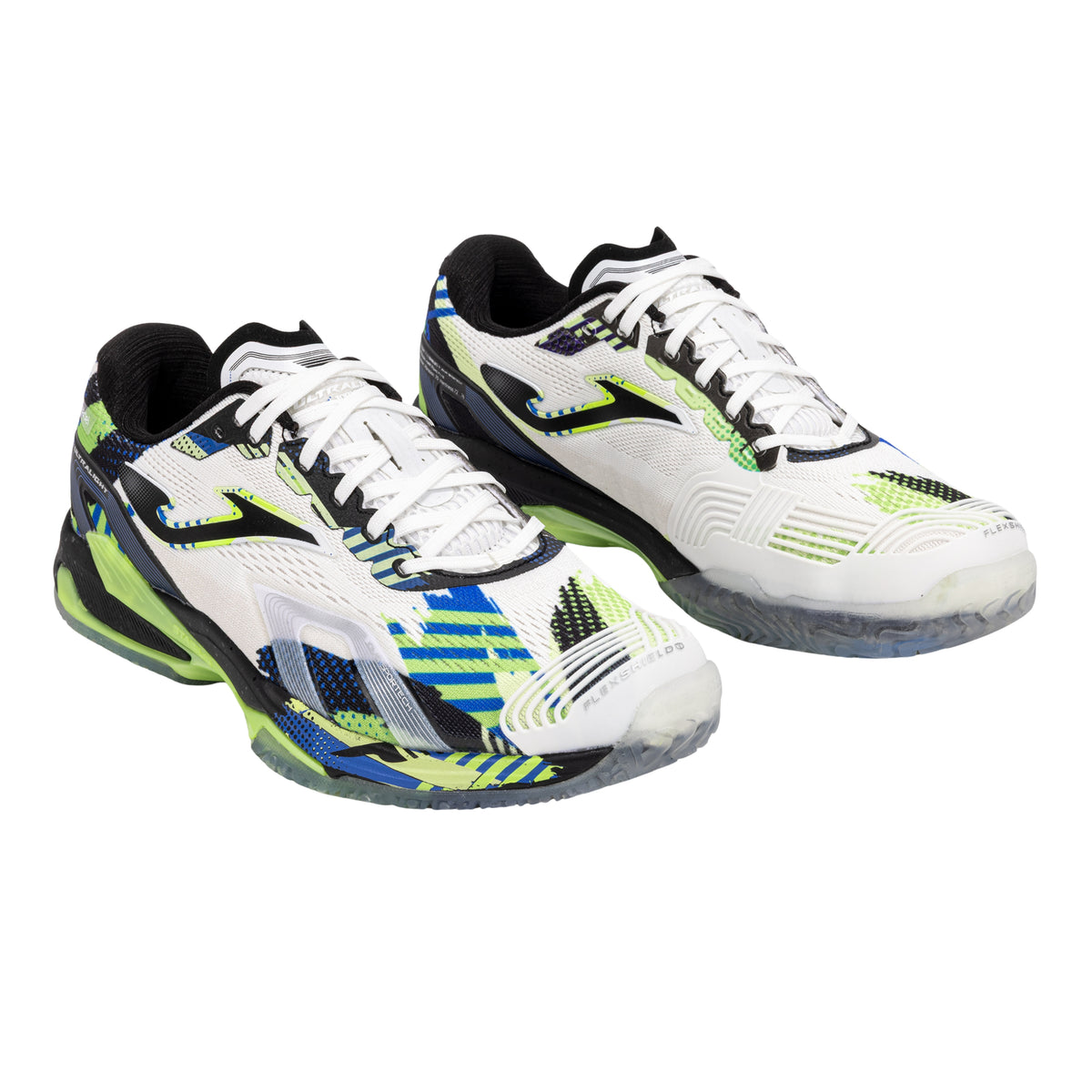 Joma Ultra Light 2682 Juanlu Esbrí Padel shoes, front three-quarter pair, white laces