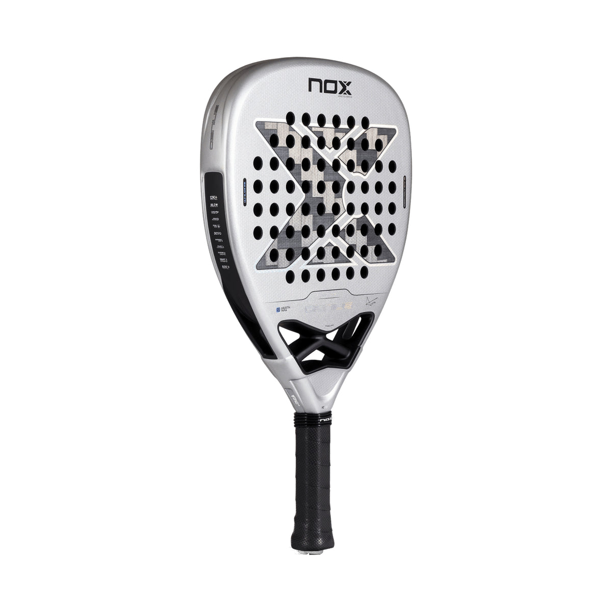 NOX Genius Attack 12K Alum XTREM 2027 Padel racket, back face