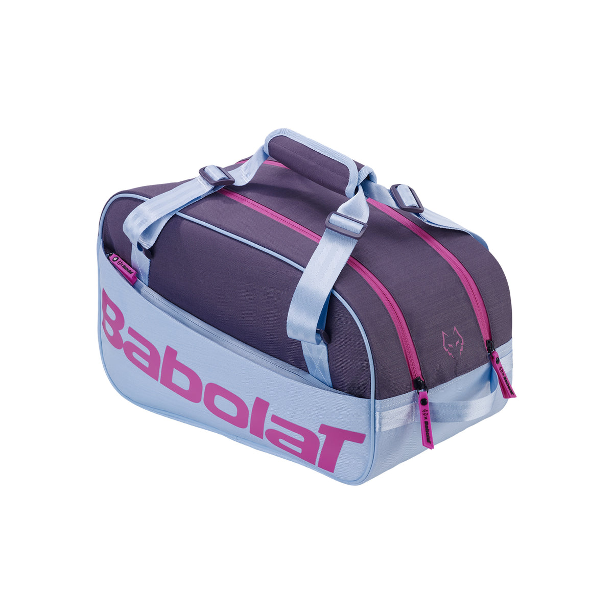Babolat Court S Juan Lebrón Padel bag, right three-quarter view showing top opening