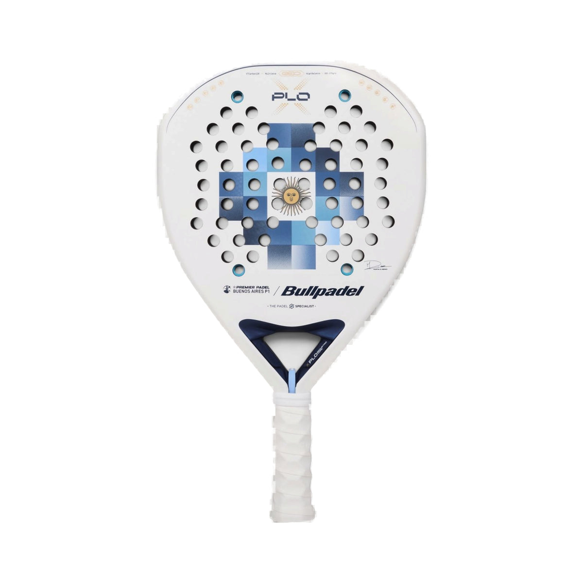 Bullpadel Xplo Argentina LTD 26 Padel Racket - Andean Cross Back Face