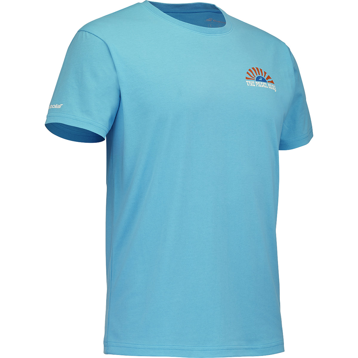 Babolat Perf Cotton T-Shirt Men - Scuba Blue - Three-quarter front