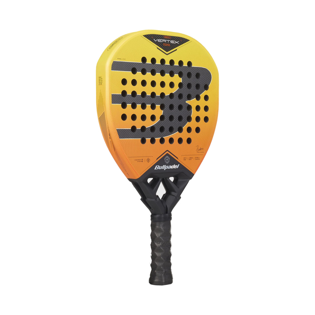 Bullpadel Vertex 05 Geo 2027 Padel Racket, angled three-quarter front view