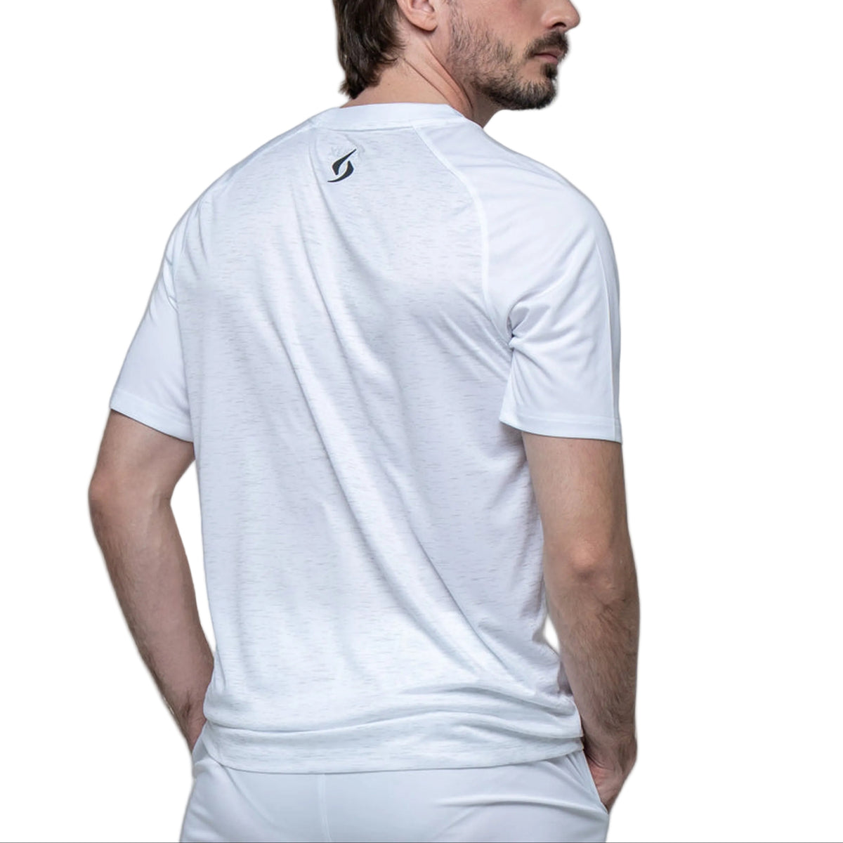 Siux Club 26 T-Shirt Men - White - Back worn view