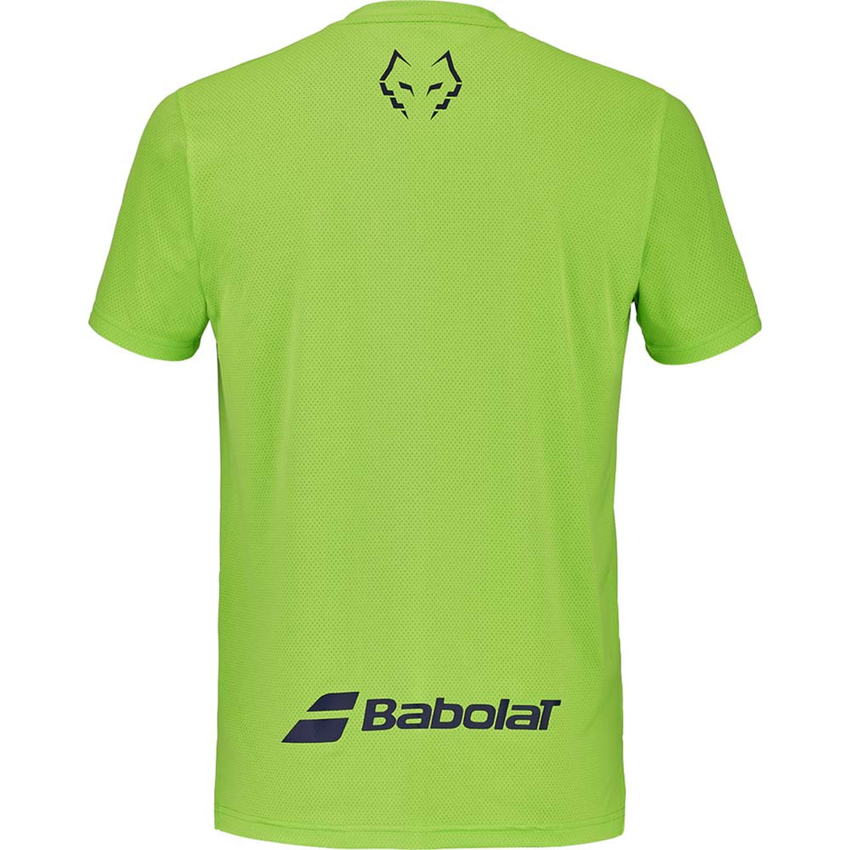 Babolat Crew Neck Tee Lebron Padel T-Shirt, back view with navy El Lobo logo
