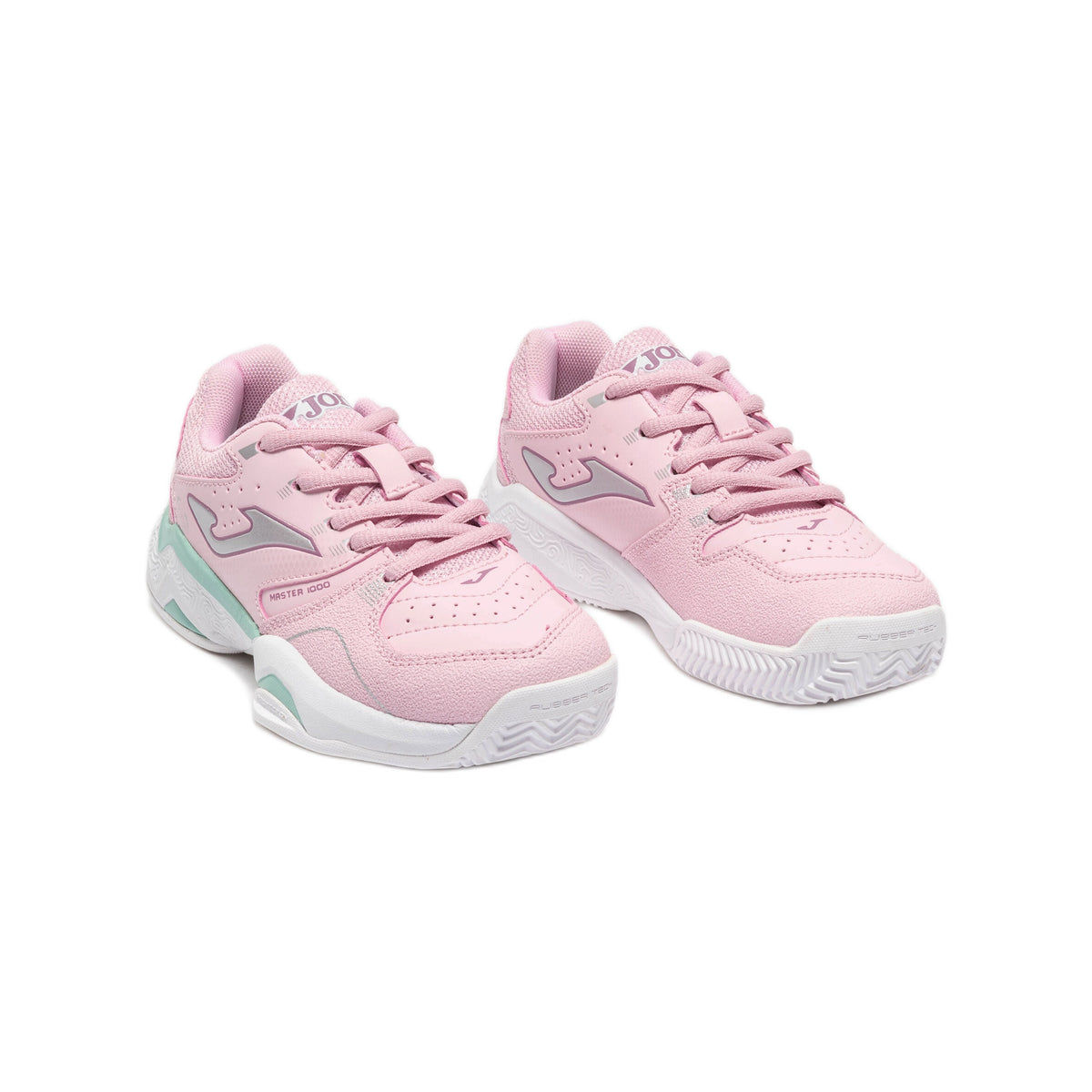 Joma Master 1000 Jr 2613 Padel Shoes - Light Pink - Front three-quarter pair