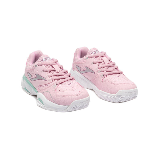 Joma Master 1000 Jr 2613 Padel Shoes - Light Pink - Front three-quarter pair
