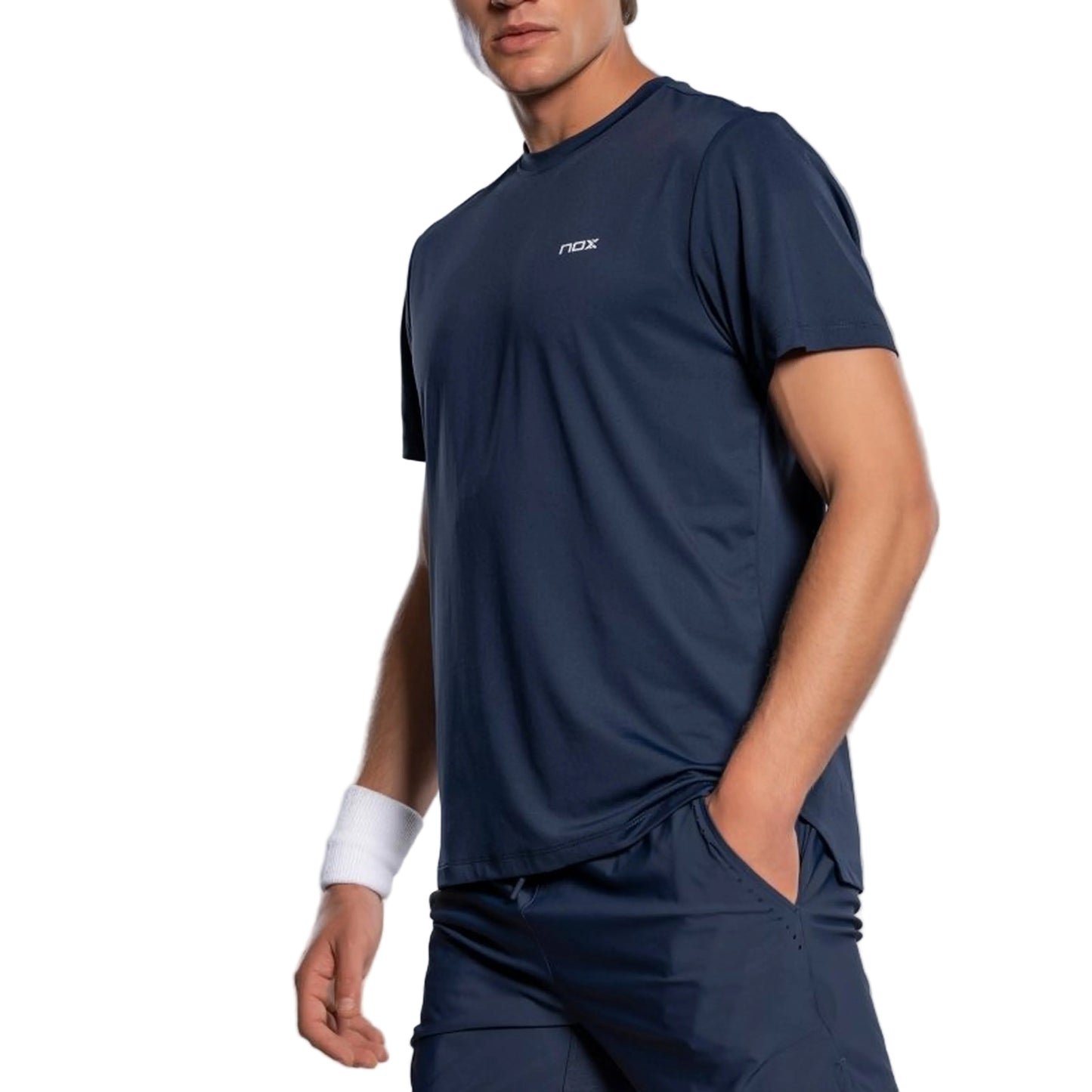 NOX Team Fit Shorts Men - Navy Blue 2026 - Model Side