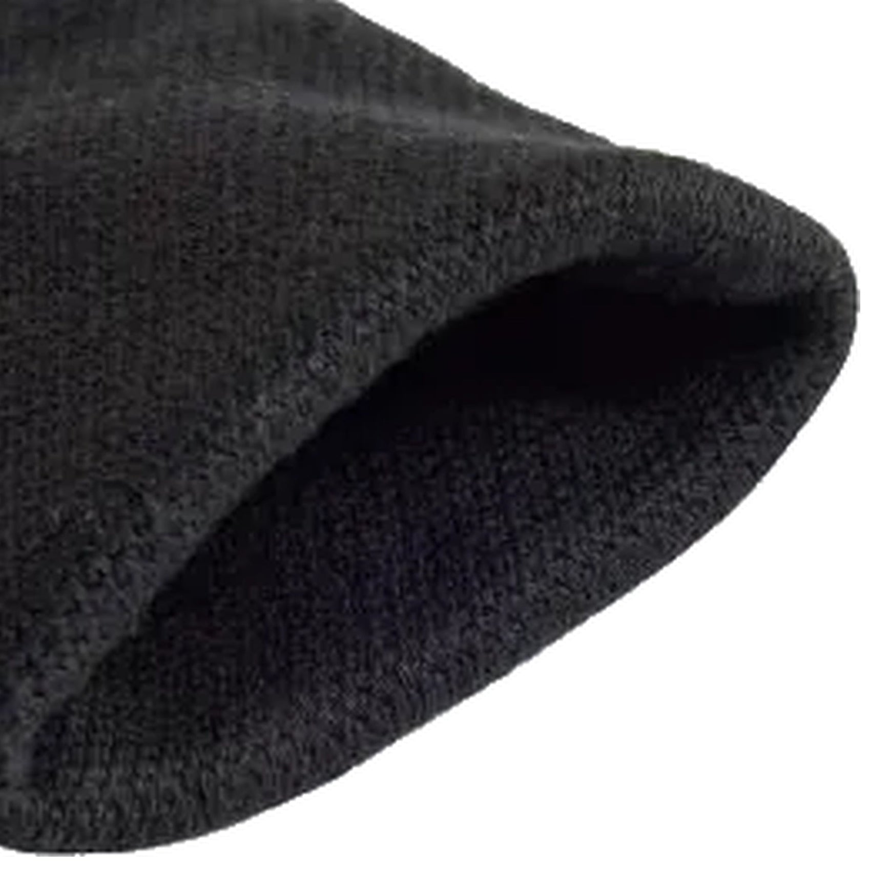 Adidas Large Tennis Wristband in black, close-up of the opening and fabric texture