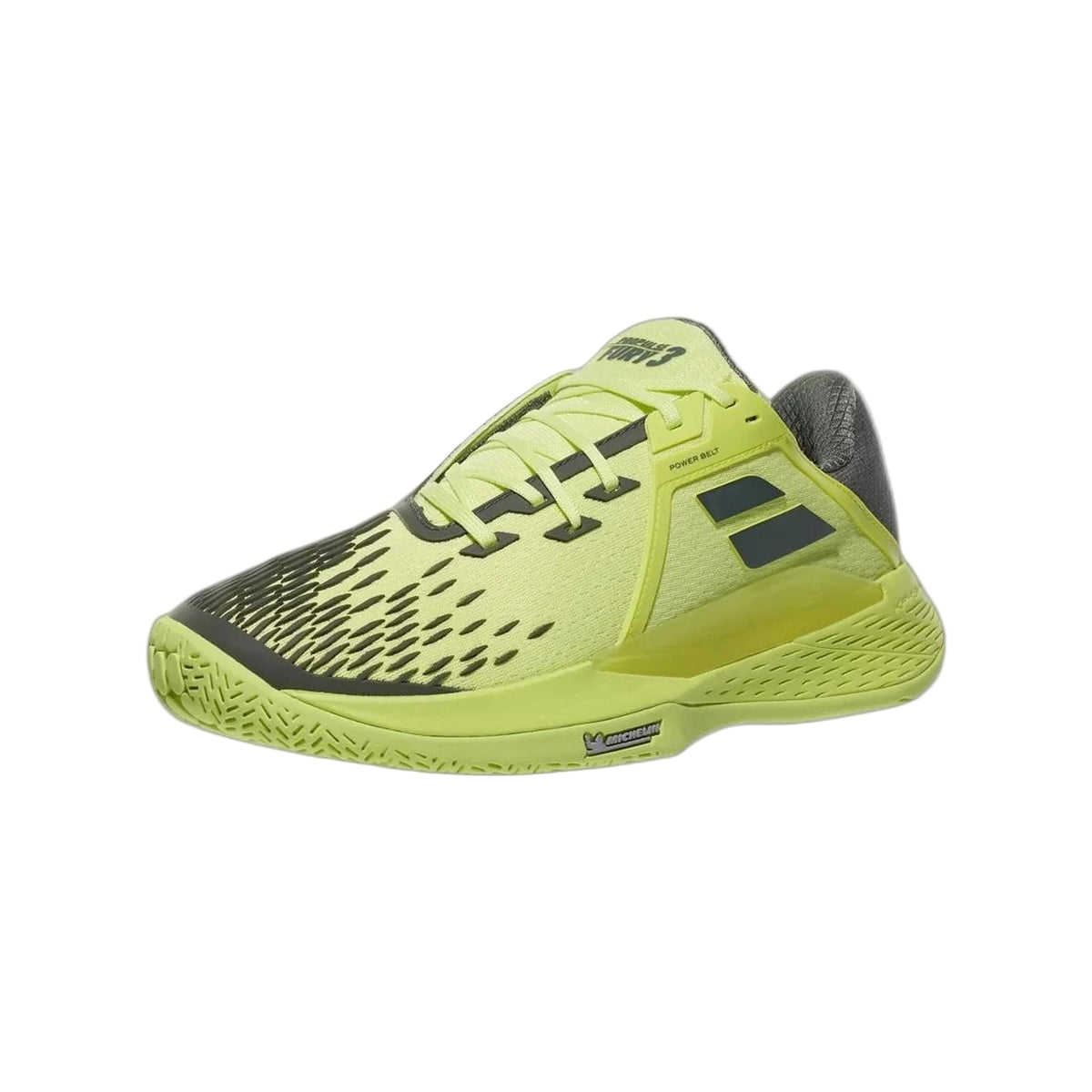 Babolat Propulse Fury 3 All Court Shoes Men - Sunny Lime/Grey - Front Three-Quarter