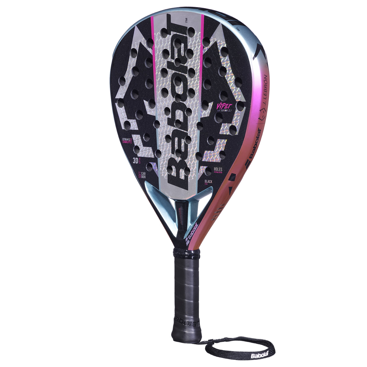Babolat Viper Soft Juan Lebrón 3.1 2026 Padel Racket - Three-Quarter