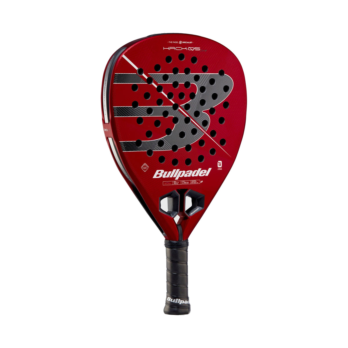 Bullpadel Hack 05 Comfort 2027 Padel Racket, alternate face at three-quarter angle