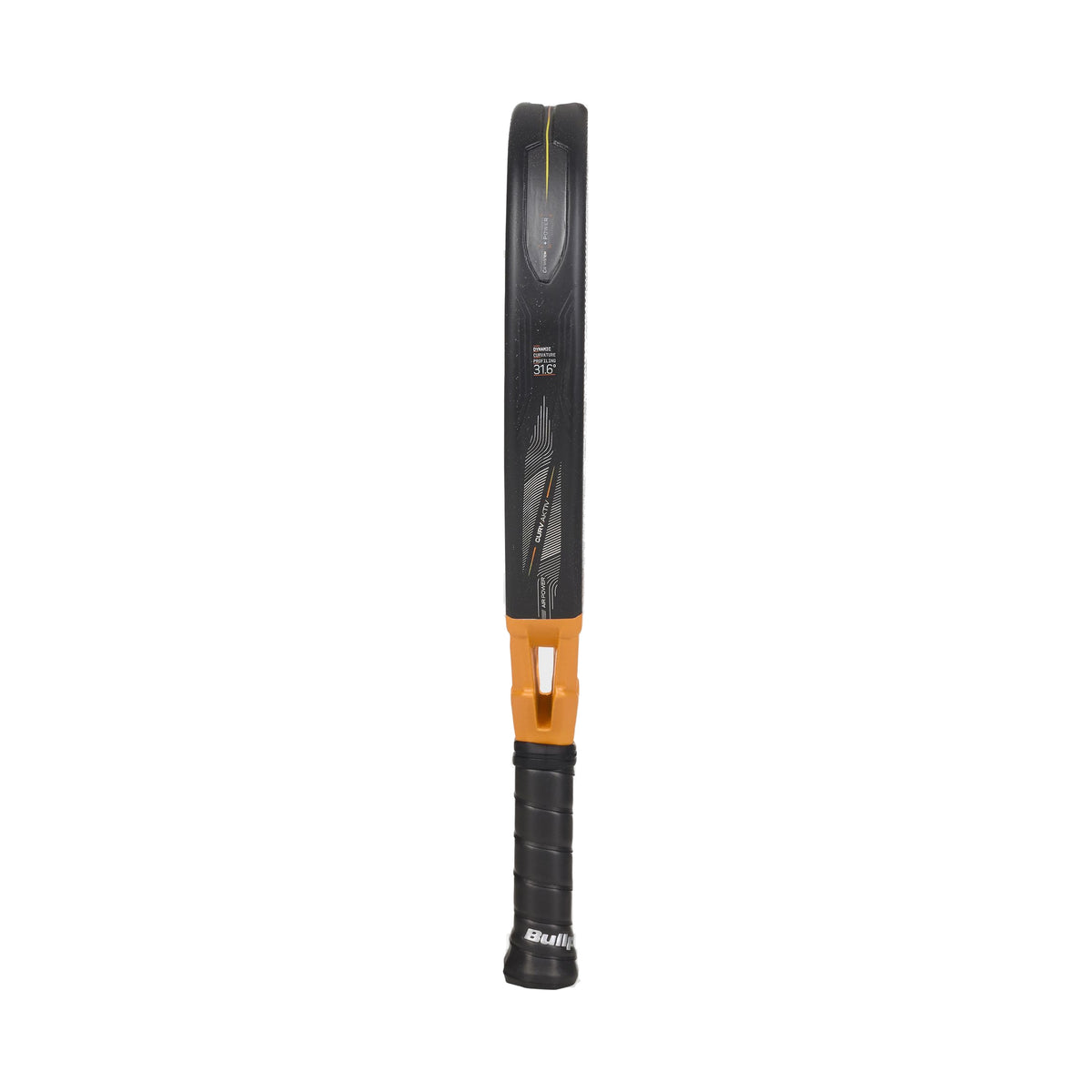 Bullpadel Vertex 05 Comfort 2027 Padel racket, edge profile showing 38 mm frame