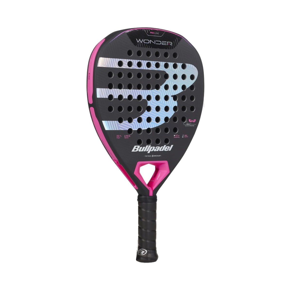 Bullpadel Wonder 2027 Padel Racket - Three-quarter front face