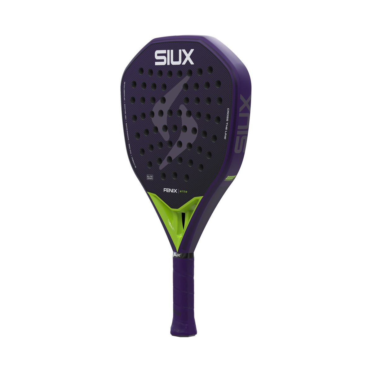 Siux Fenix Elite 6 2026 Padel Racket, three-quarter front view from right