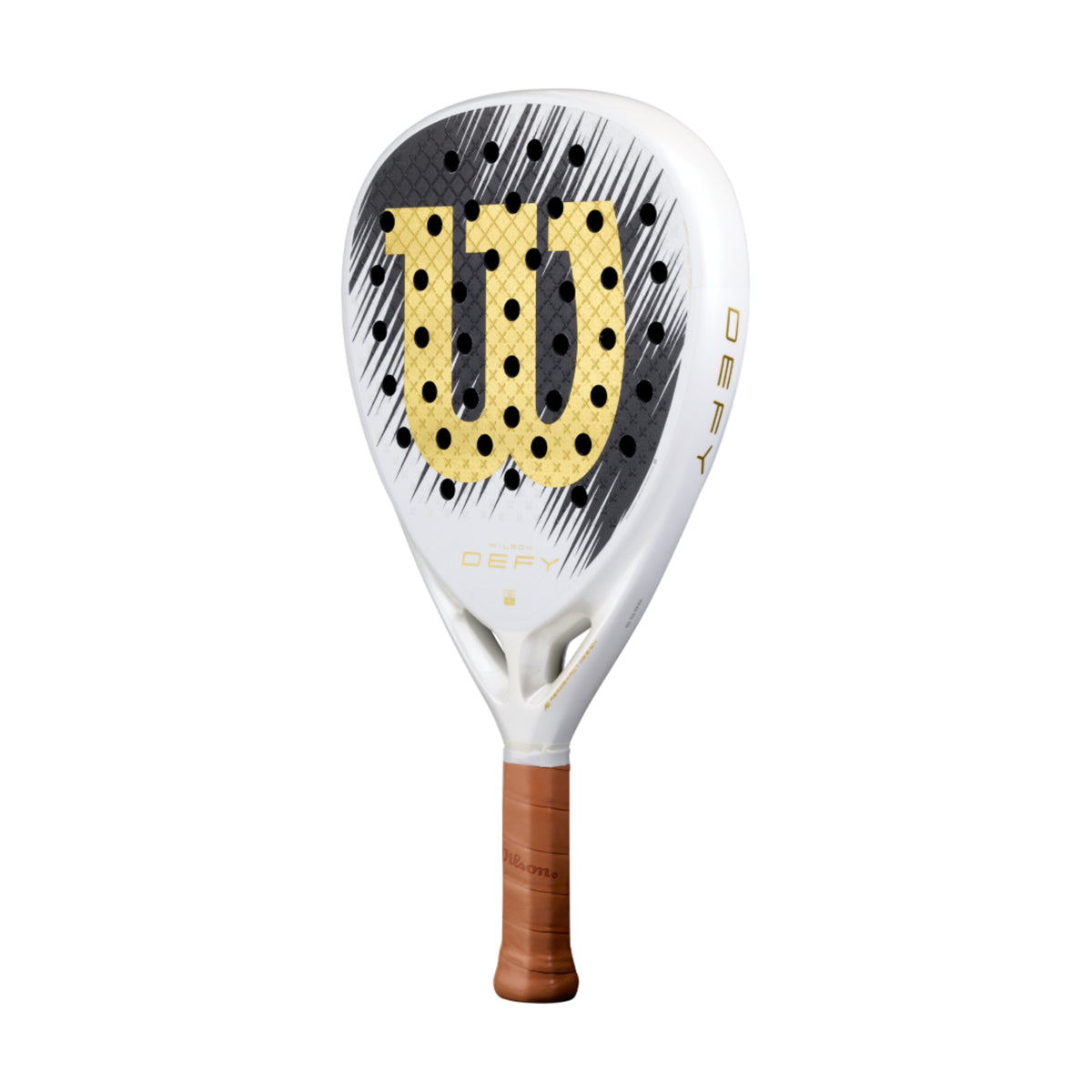 Wilson Defy V1 SE Padel racket, full right three-quarter view