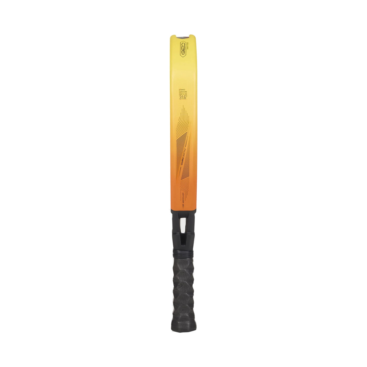Bullpadel Vertex 05 Geo 2027 Padel Racket, edge profile showing 38 mm frame