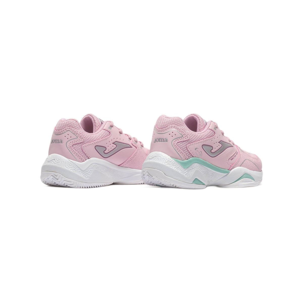 Joma Master 1000 Jr 2613 Padel Shoes - Light Pink - Rear three-quarter pair