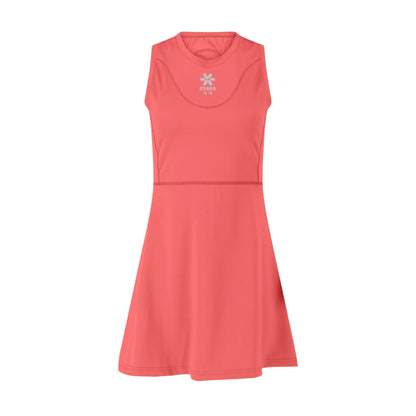 Osaka Floucy Padel Dress, Neon Flare front, rounded neckline and flared skirt