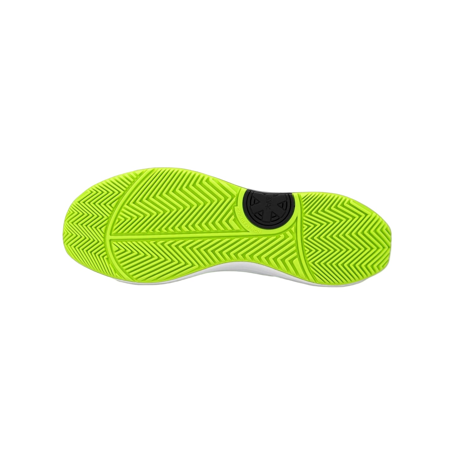 Osaka Furo Court Padel shoes, herringbone rubber outsole in Wild Lime
