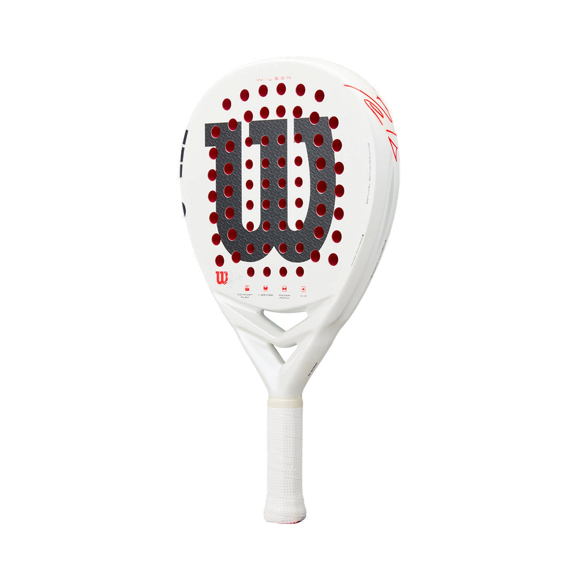 Wilson Bela LS V3 2025 Padel Racket, right three-quarter full view showing the face and frame