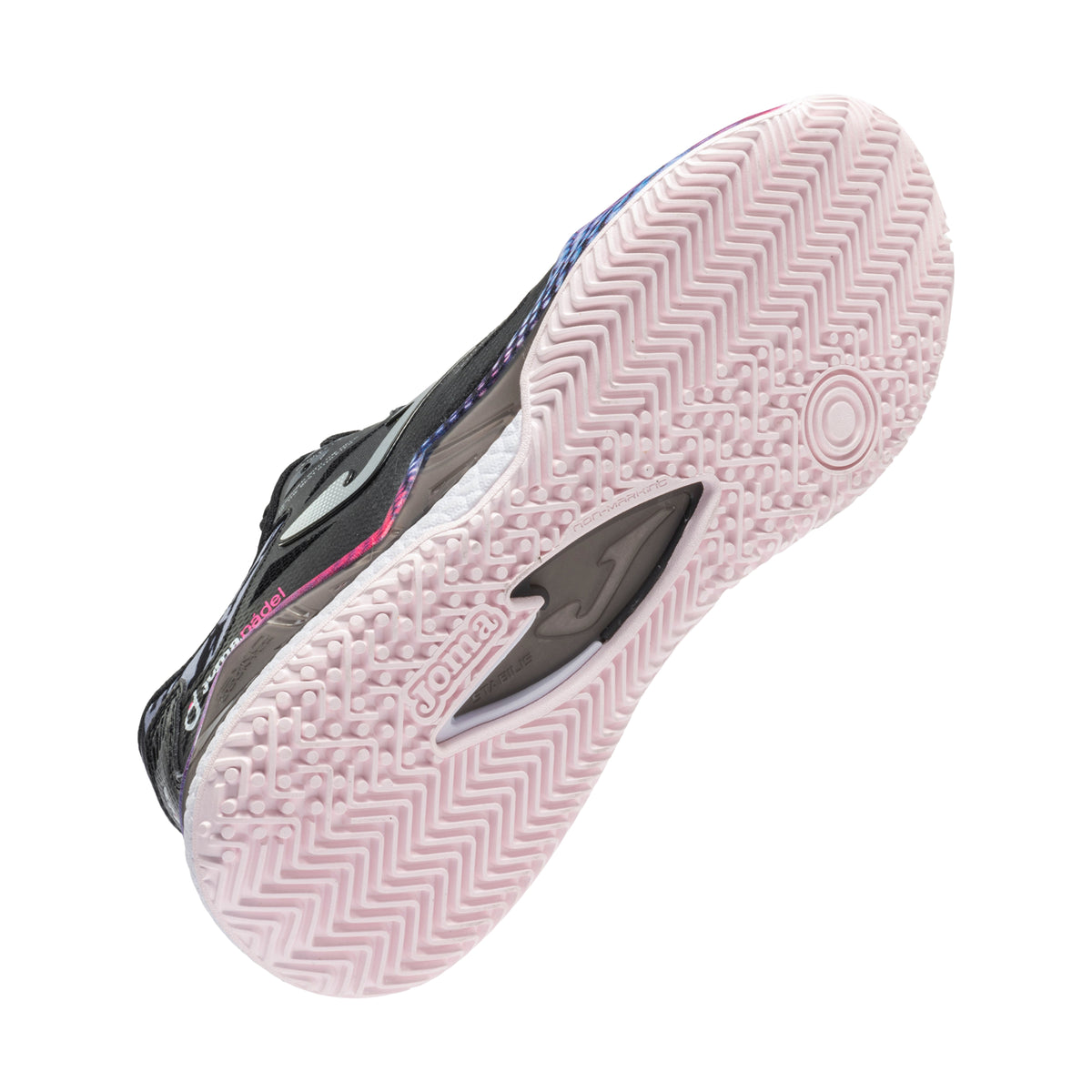 Joma Spin Lady 2601 Padel Shoes Women - Black/Pink - Outsole