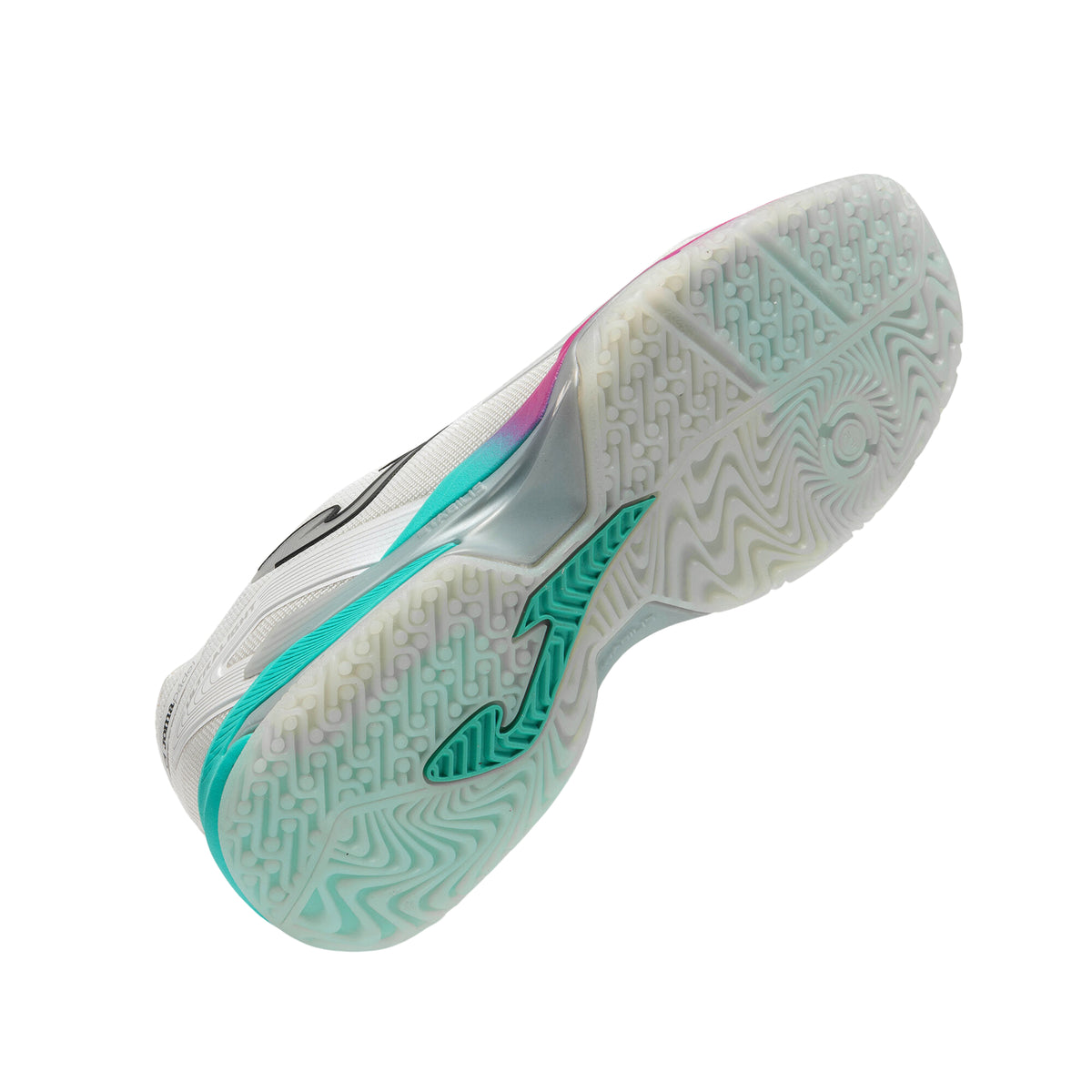 Joma Ultra Light Lady 2602 Padel shoes, outsole with circular studs and midfoot support