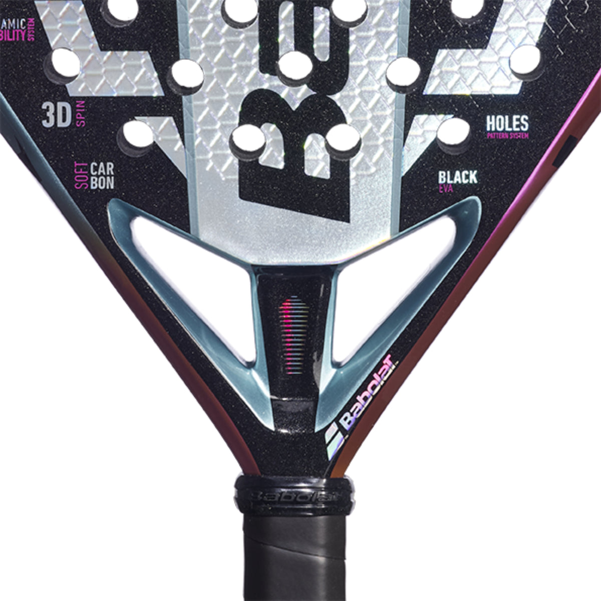 Babolat Viper Soft Juan Lebrón 3.1 2026 Padel Racket - Heart Bridge Detail