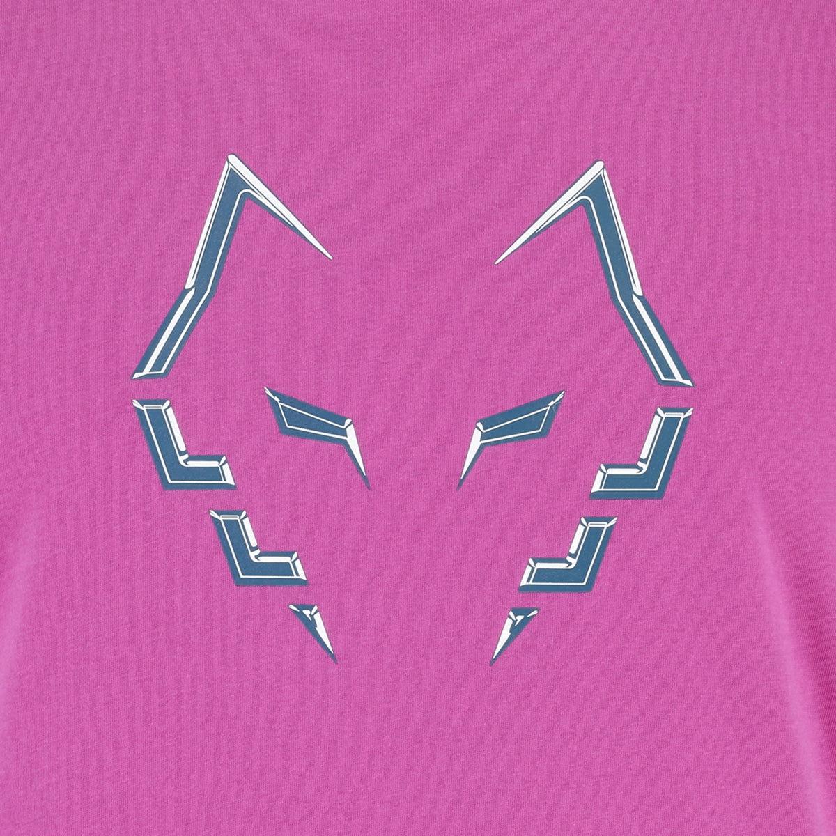 Babolat Lebron Cotton T-Shirt Men - Raspberry - El Lobo logo detail