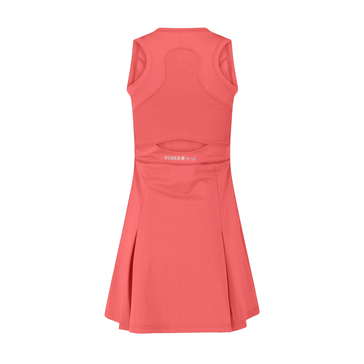 Osaka Floucy Padel Dress, Neon Flare back, racerback mesh and small opening