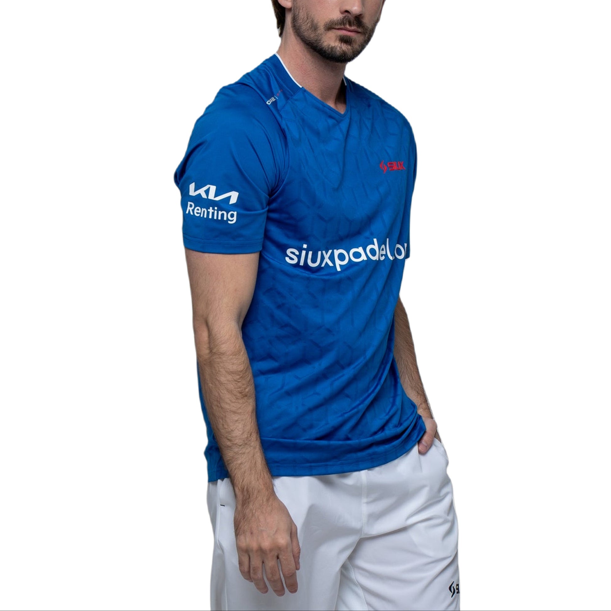 Siux Diablo X Tino Libaak 26 T-Shirt Men - Blue - Three-quarter view