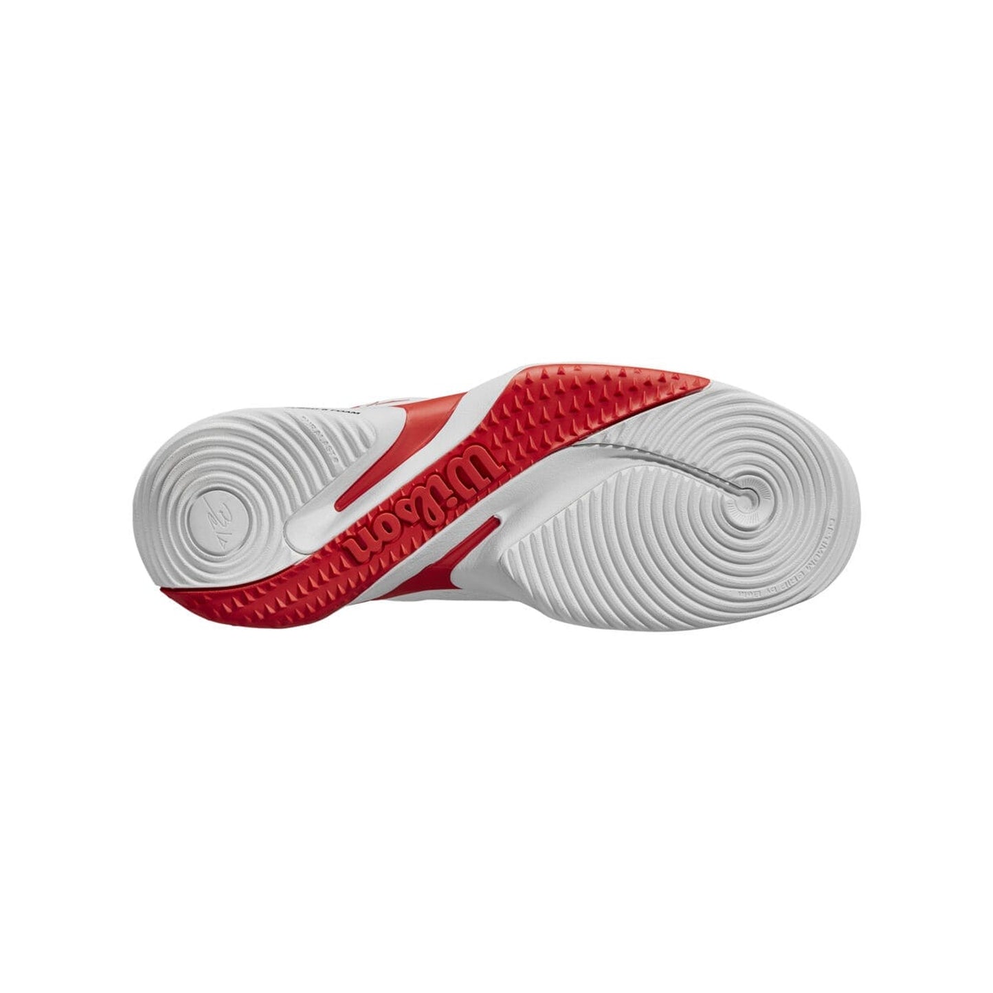 Wilson Bela Tour Padel shoe, Optimum Grip 360 outsole tread pattern