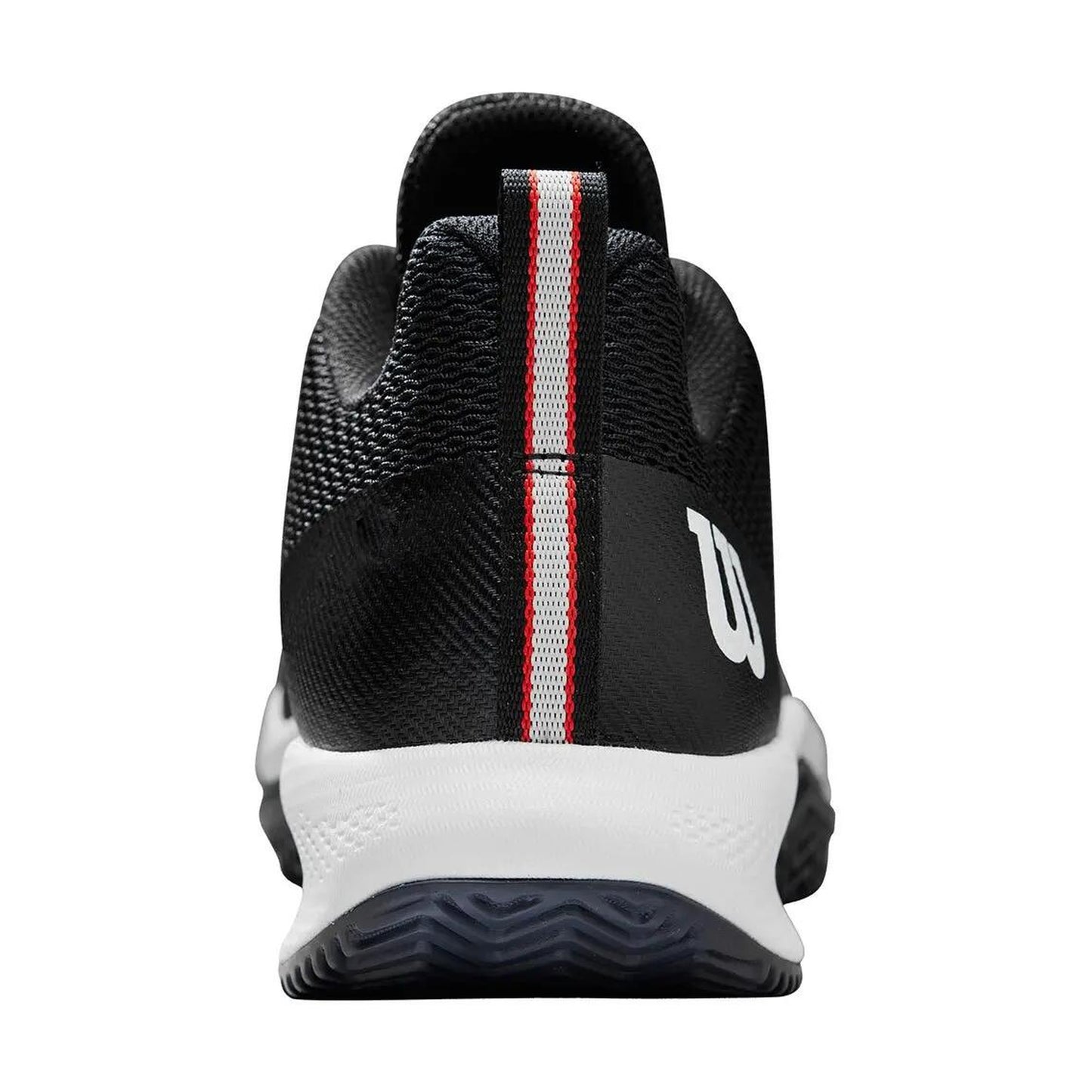 Wilson Rush Pro Lite Padel shoes, heel view showing rear lateral support