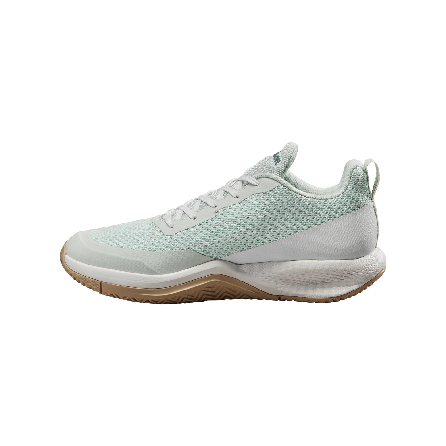 Wilson Rush Pro Lite Padel shoes, medial side profile with TPU toe protection