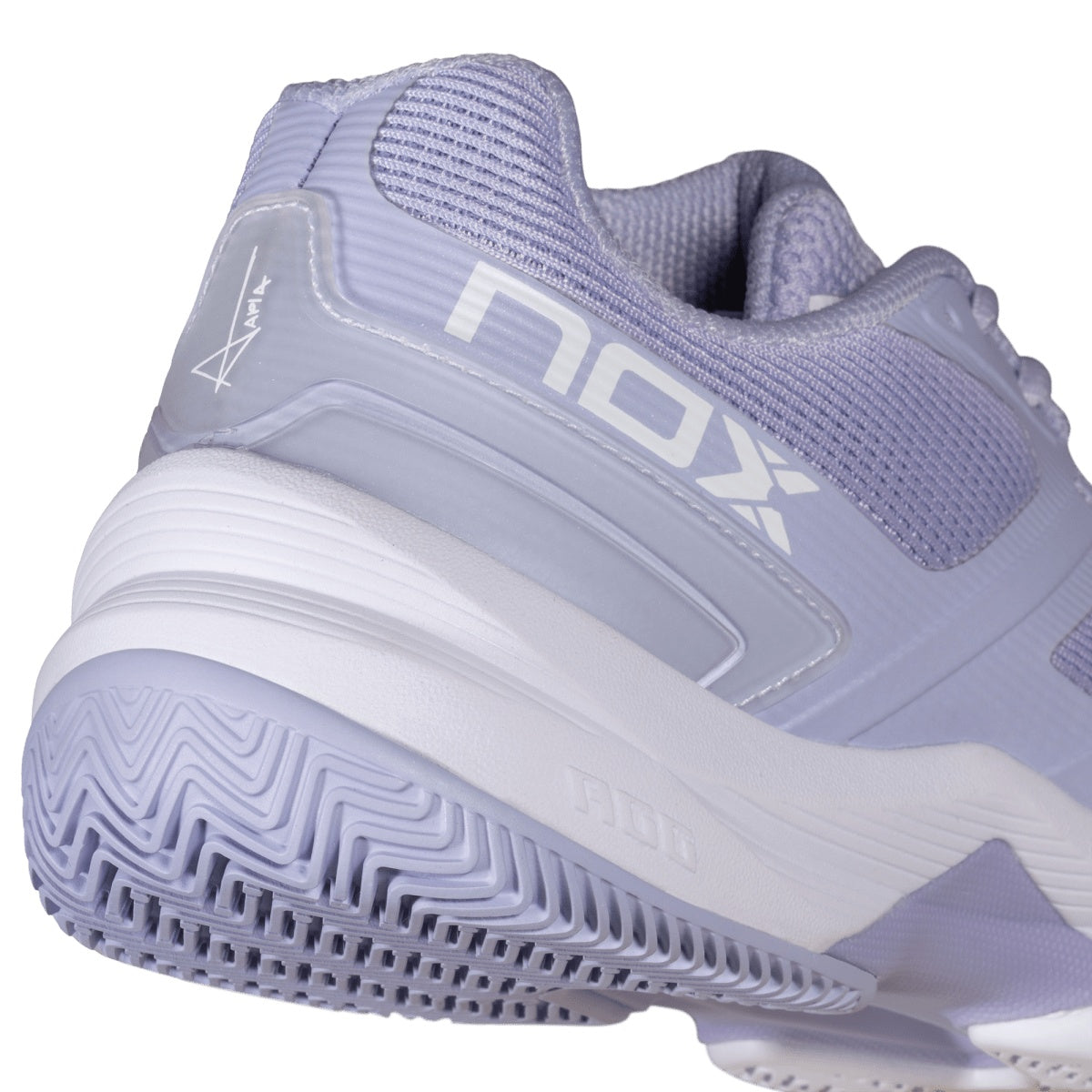 NOX AT10 Pro - Purple/White Padel Shoes - Back