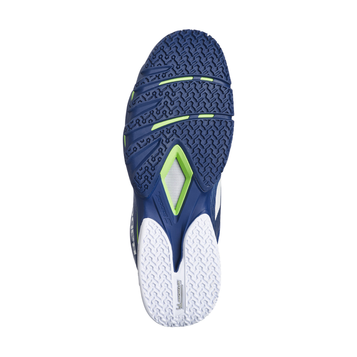 Babolat Premura 3 Juan Lebron Padel Shoes Men - Blue Depths/Green Flash - Outsole