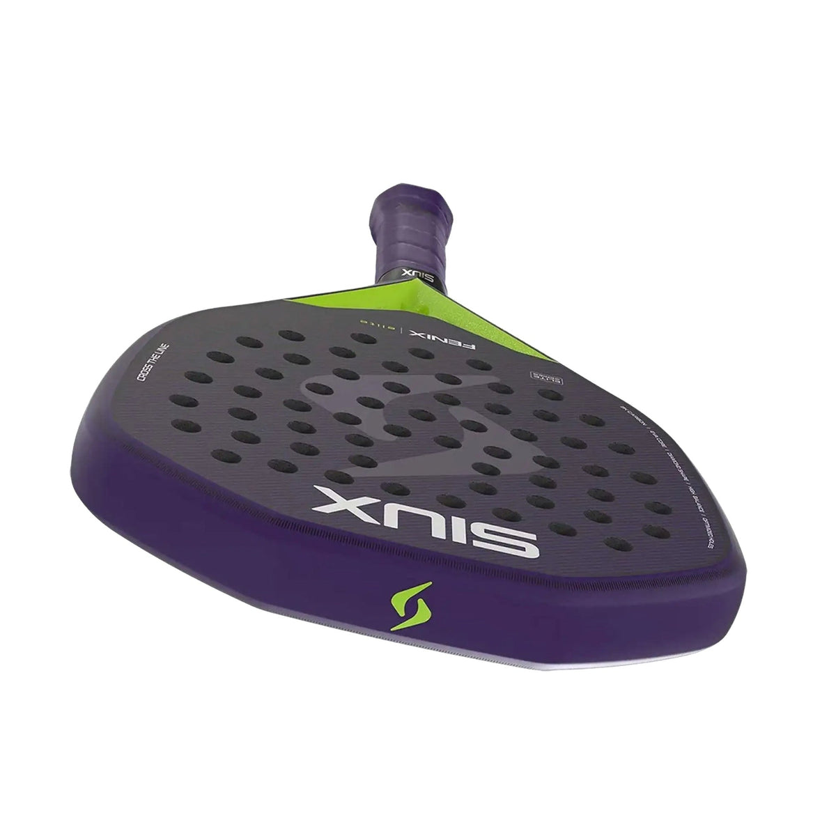 Siux Fenix Elite 6 2026 Padel Racket, low-angle view of full racket