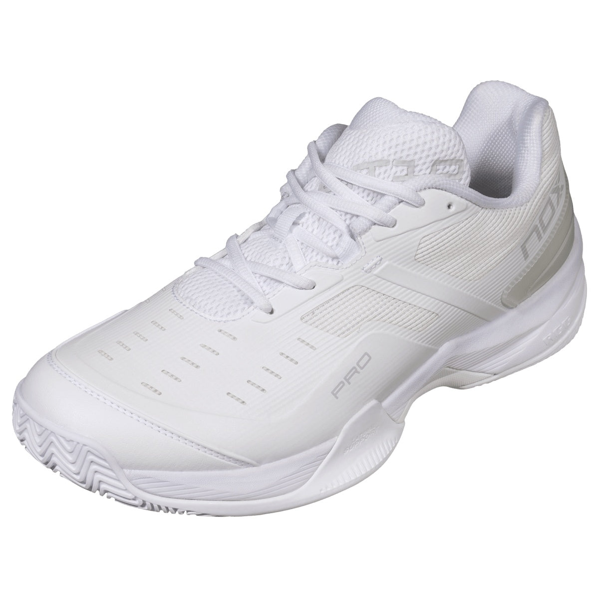 NOX AT10 Pro White/Grey Padel Shoes - Lifestyle