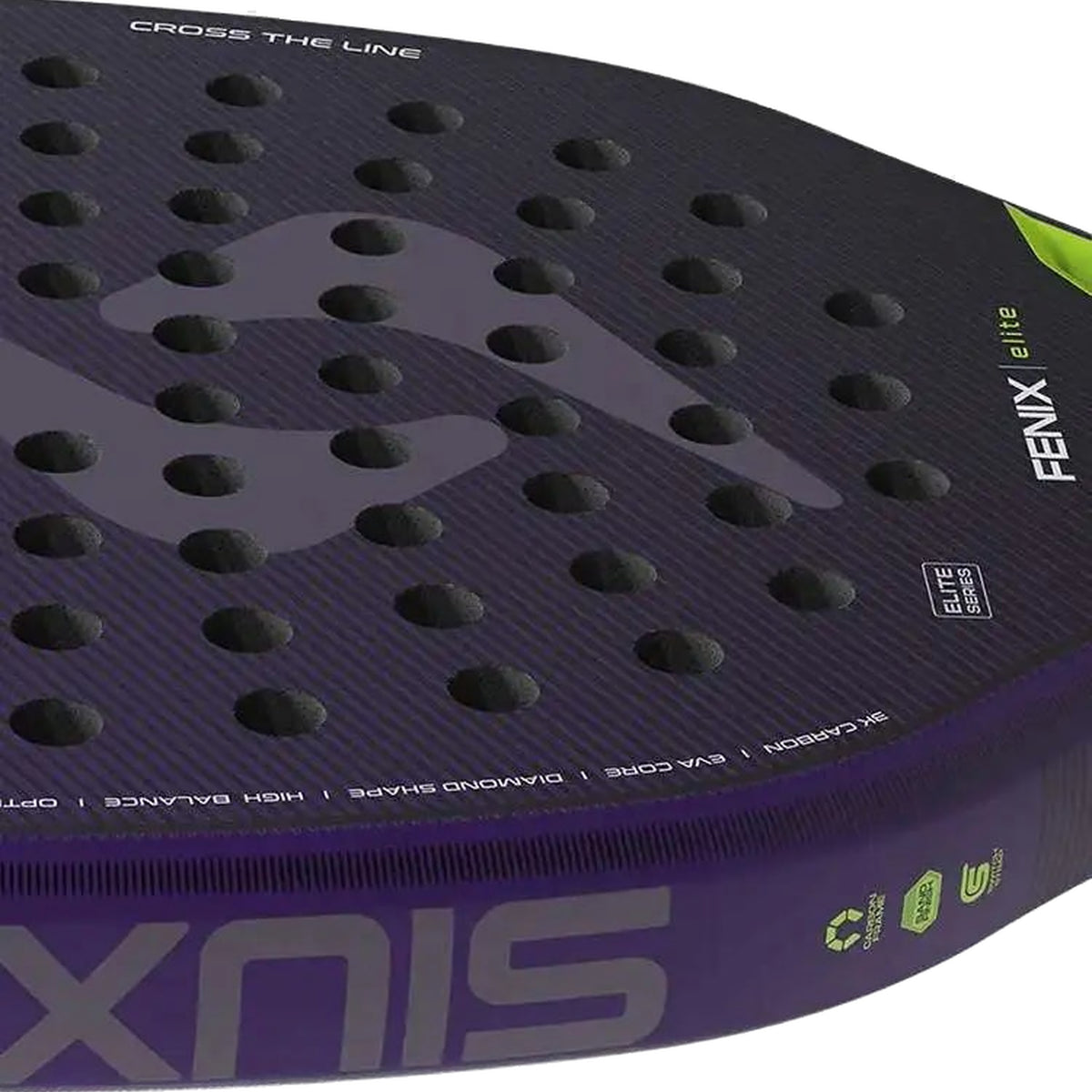 Siux Fenix Elite 6 2026 Padel Racket, crown and frame detail