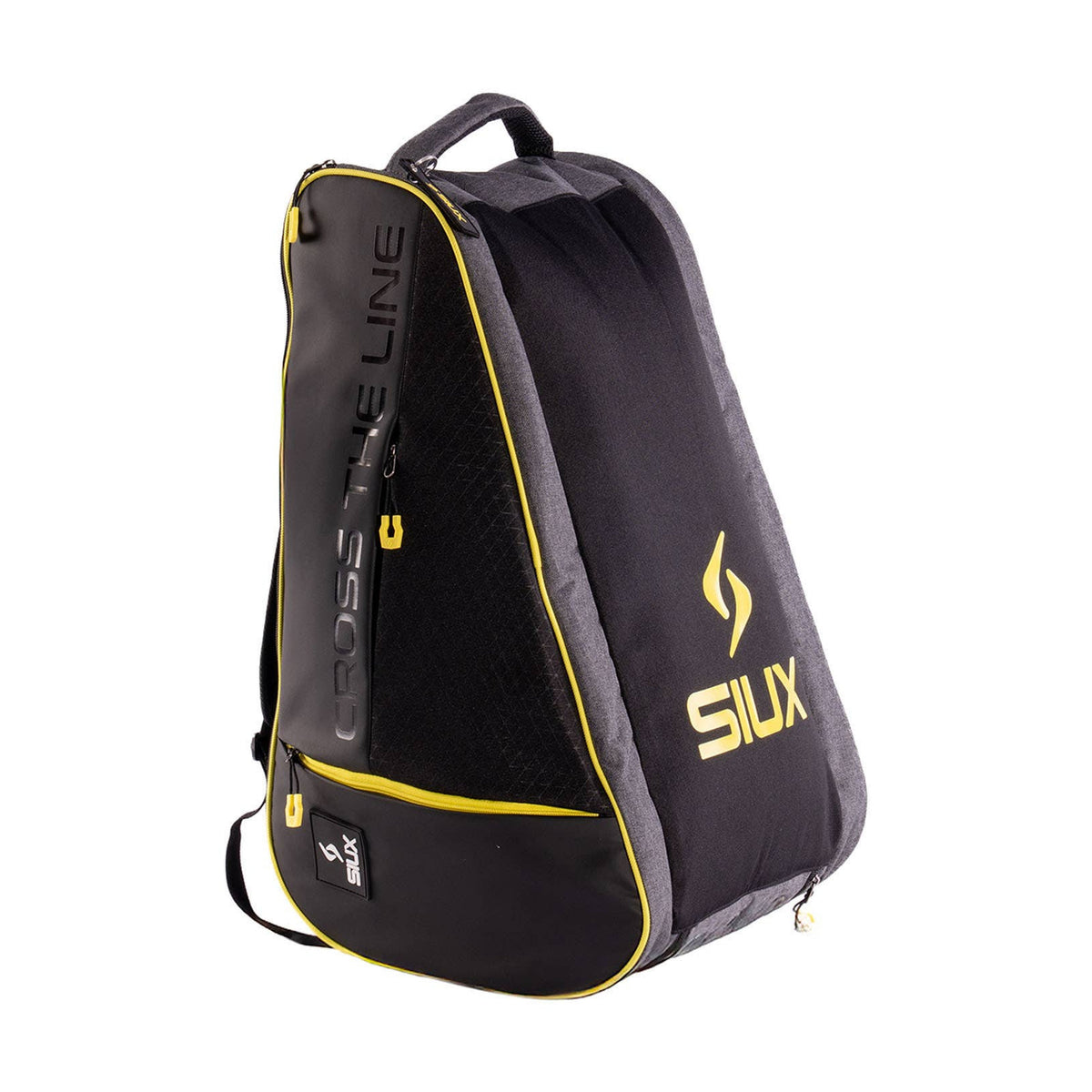 Siux Trail 2026 Padel Bag - Black - Front Three-Quarter