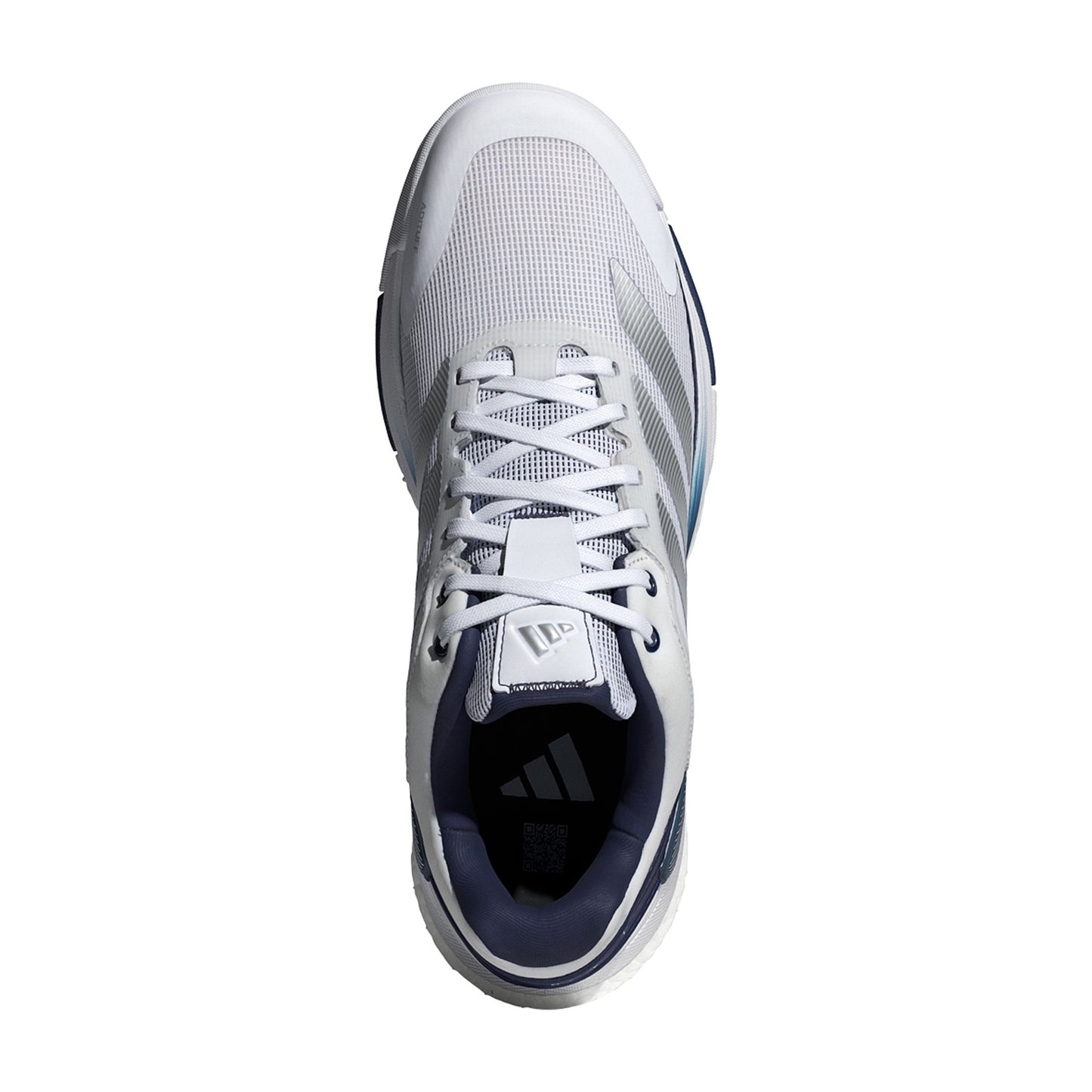 Adidas CrazyQuick Boost Padel Shoes Men - White/Silver - Top