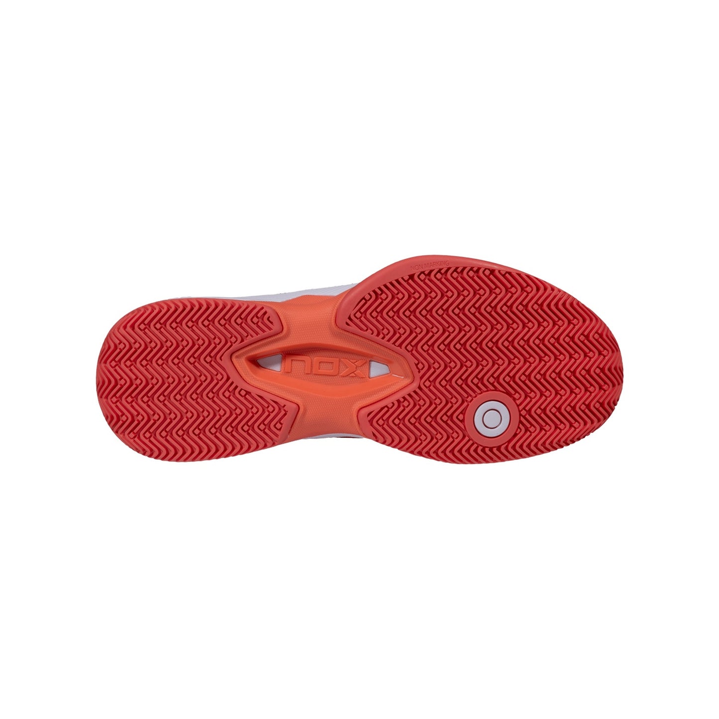 NOX AT10 Pro Padel Shoes, Optimal Grip herringbone outsole with small lugs