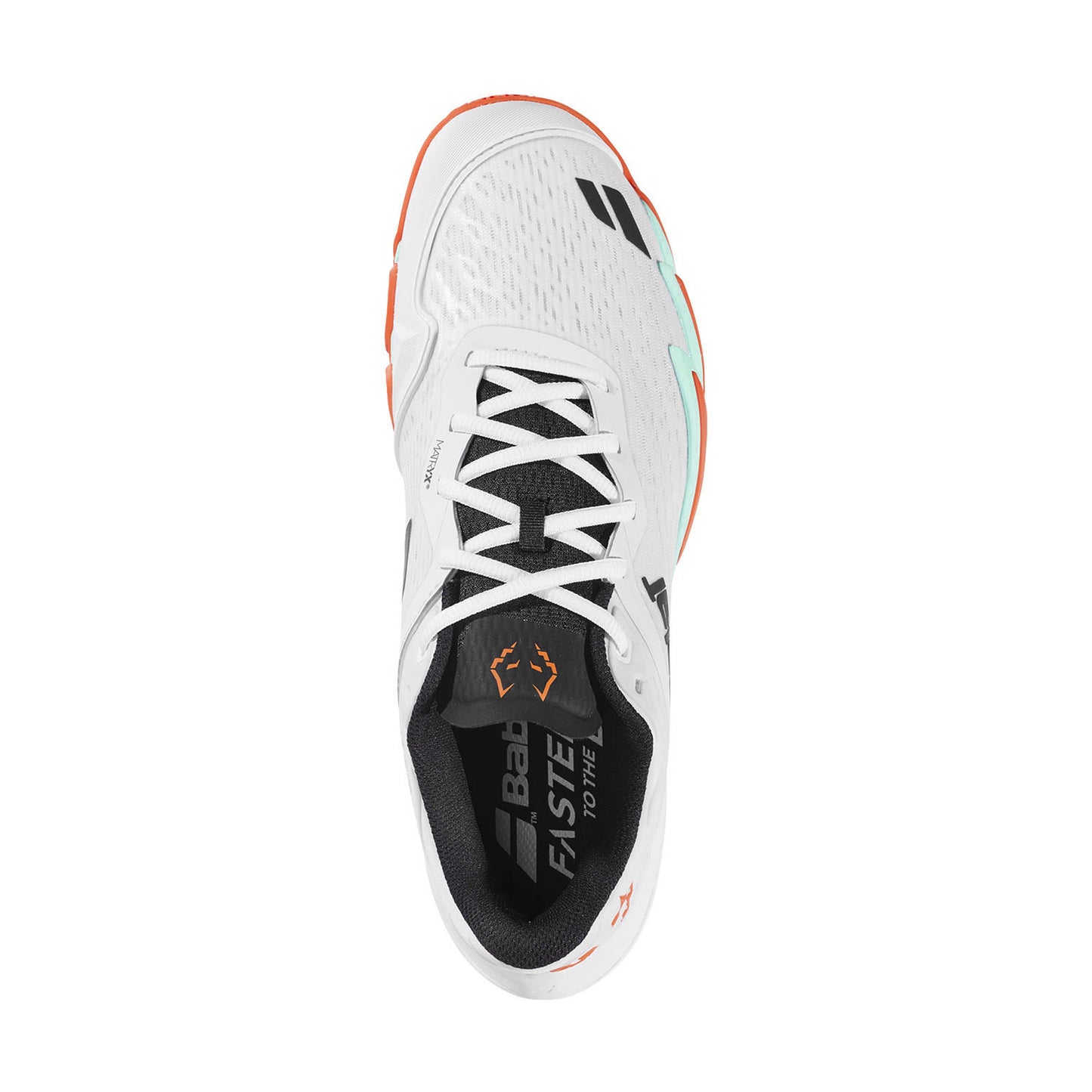 Babolat Jet Premura 3 Men Padel Shoes - White/Orange - Medial