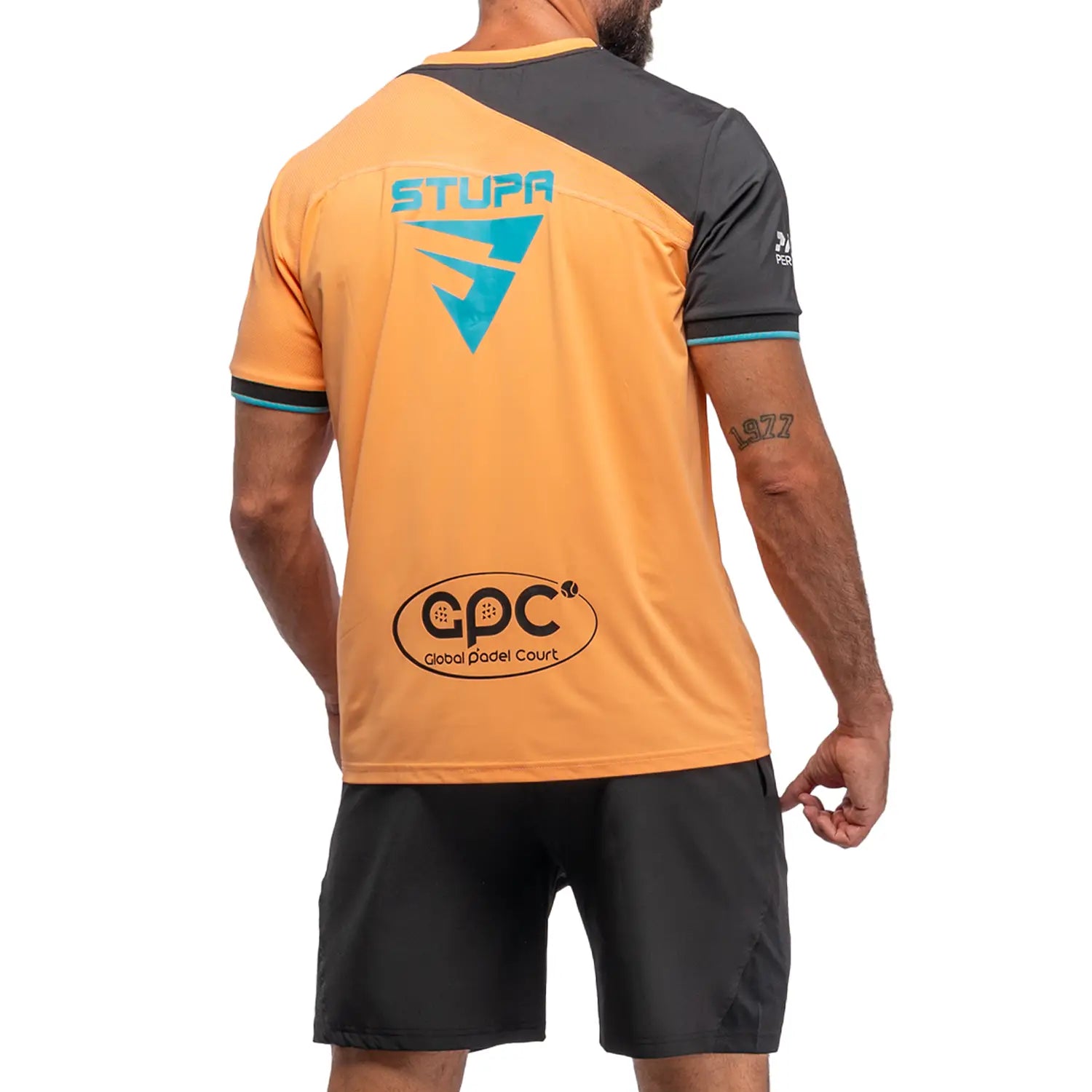 Siux Electra Stupa Official T-Shirt Orange - Back